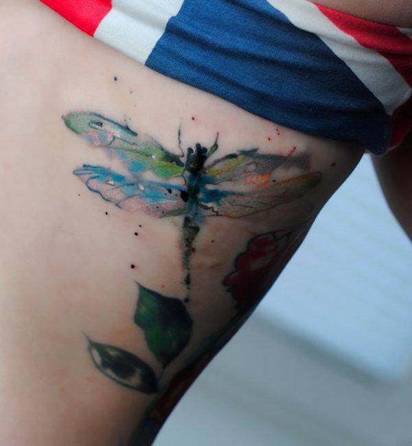 90 Feminine and Inspiring Dragonfly Tattoos for Women
