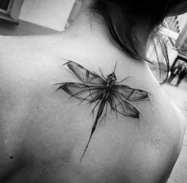 90 Feminine and Inspiring Dragonfly Tattoos for Women