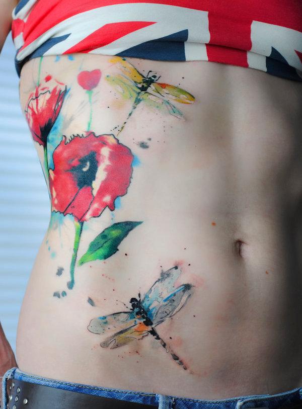 90 Feminine and Inspiring Dragonfly Tattoos for Women