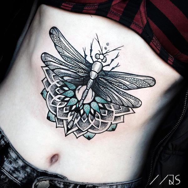 90 Feminine and Inspiring Dragonfly Tattoos for Women