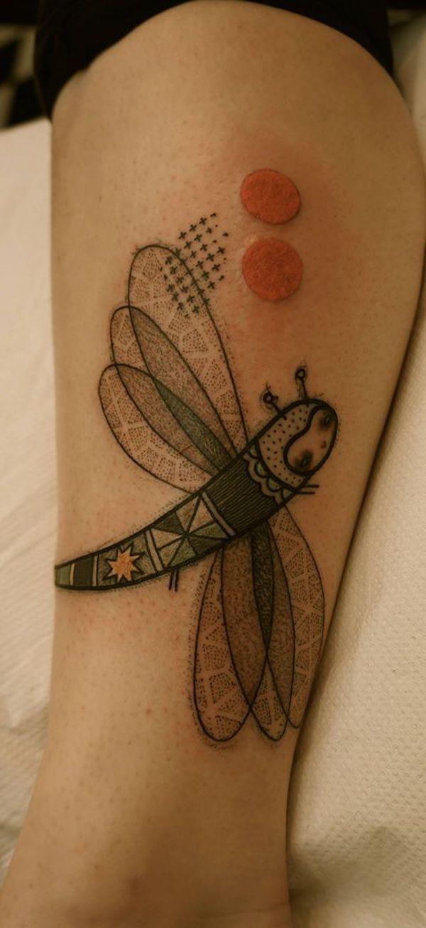 90 Feminine and Inspiring Dragonfly Tattoos for Women