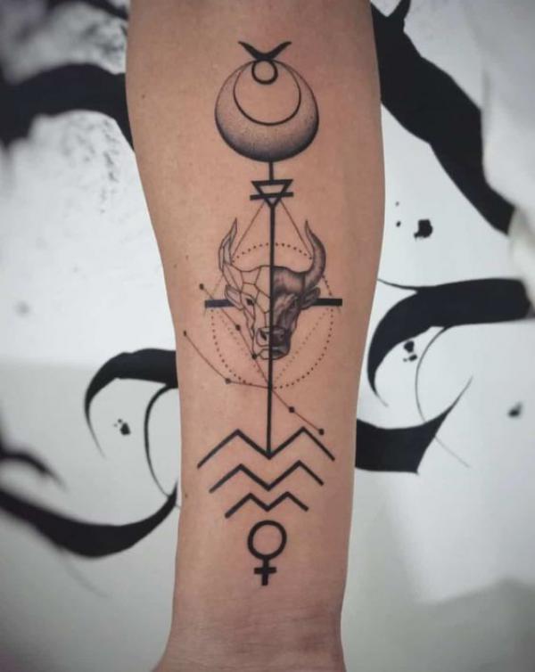Taurus Tattoo Meaning: Symbolism, Styles, and designs