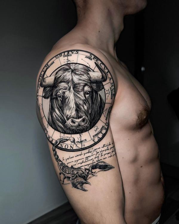 Taurus Tattoo Meaning: Symbolism, Styles, and designs