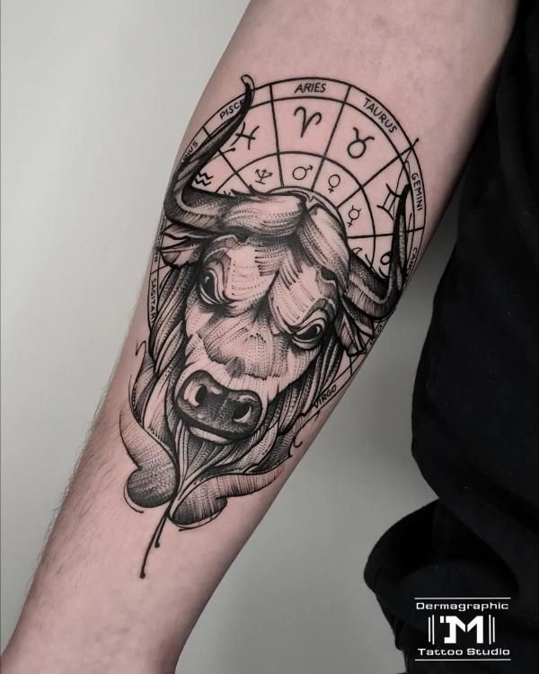 Taurus Tattoo Meaning: Symbolism, Styles, and designs