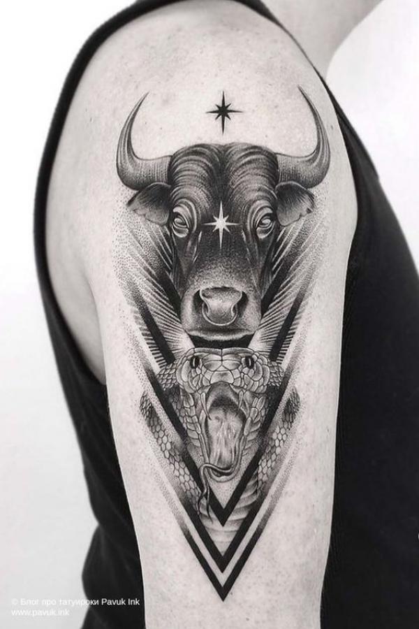 Taurus Tattoo Meaning: Symbolism, Styles, and designs