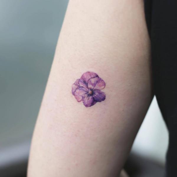 Violet Flower Tattoos: Embodying Beauty, Symbolism, and Enchantment
