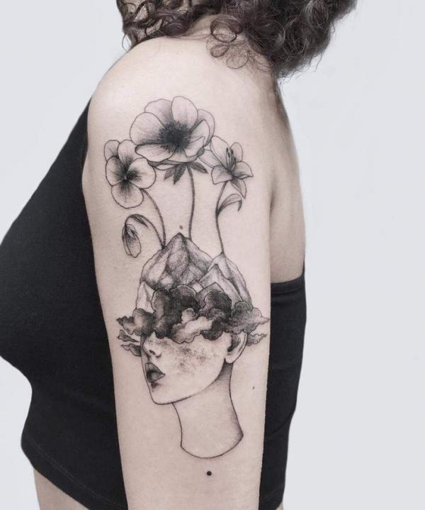 Violet Flower Tattoos: Embodying Beauty, Symbolism, and Enchantment
