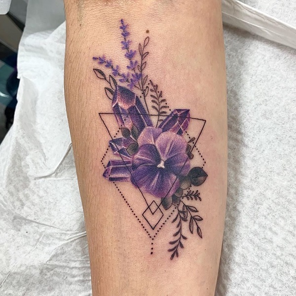 Violet Flower Tattoos: Embodying Beauty, Symbolism, and Enchantment