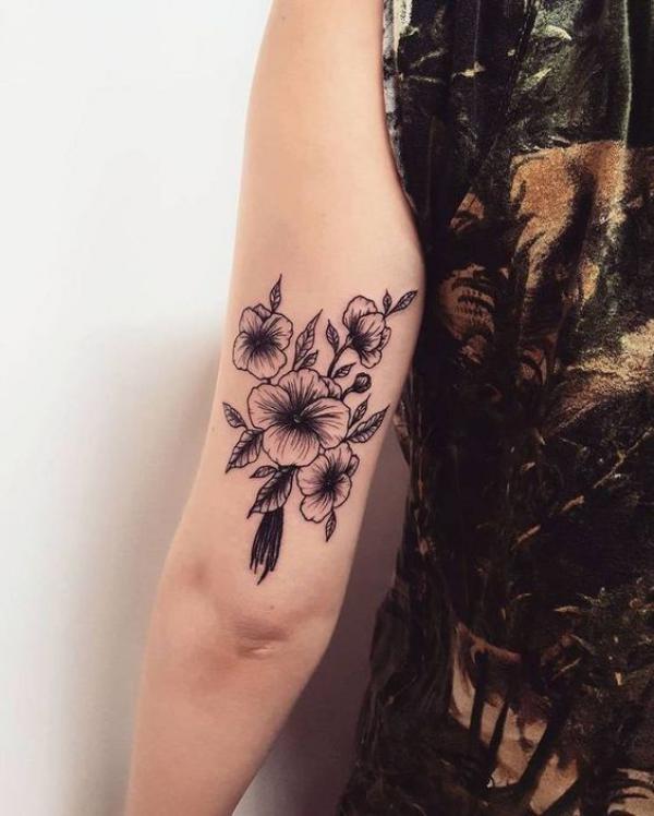 Violet Flower Tattoos: Embodying Beauty, Symbolism, and Enchantment