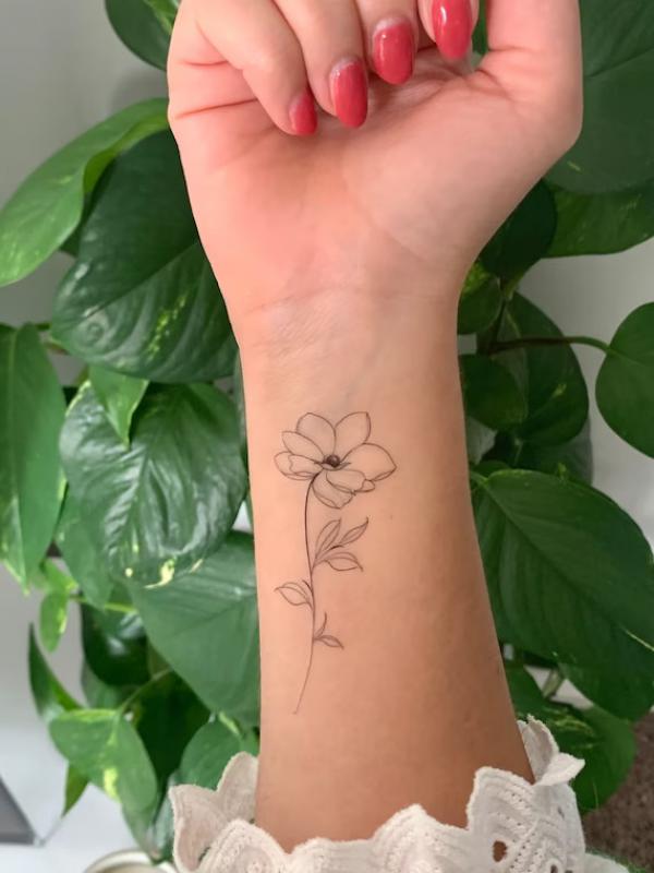 Violet Flower Tattoos: Embodying Beauty, Symbolism, and Enchantment