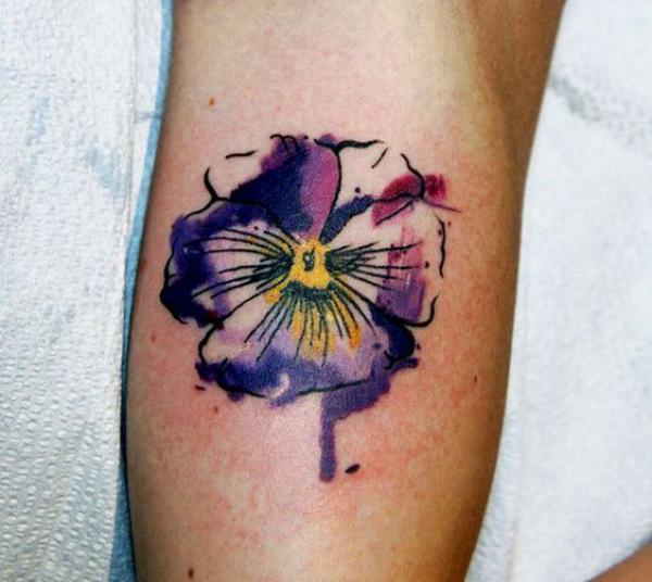 Violet Flower Tattoos: Embodying Beauty, Symbolism, and Enchantment