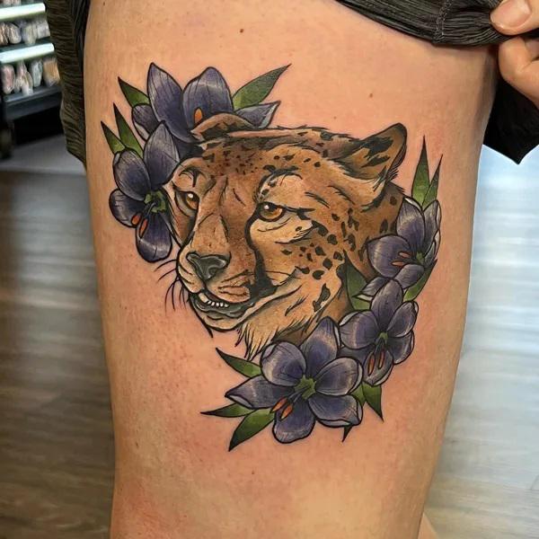Violet Flower Tattoos: Embodying Beauty, Symbolism, and Enchantment