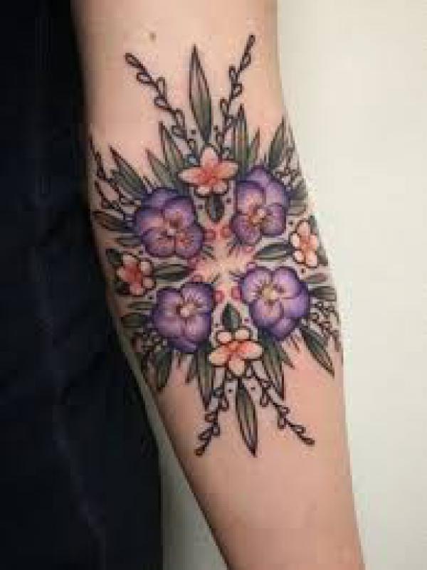 Violet Flower Tattoos: Embodying Beauty, Symbolism, and Enchantment