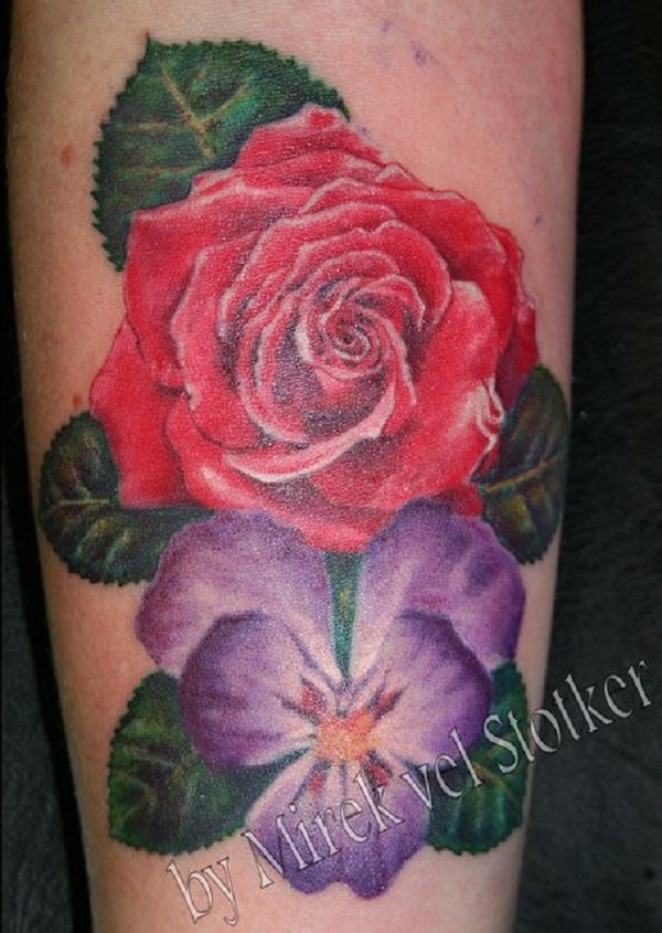Violet Flower Tattoos: Embodying Beauty, Symbolism, and Enchantment
