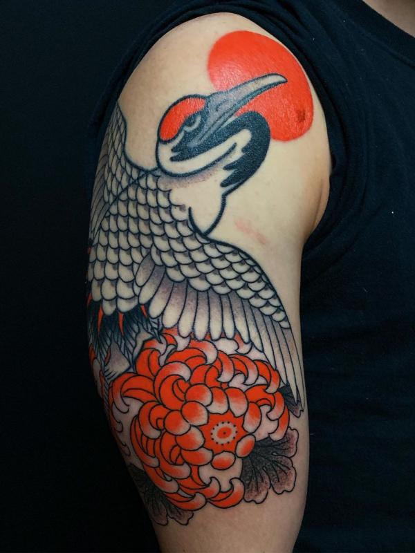 20 Timeless Traditional Japanese Chrysanthemum Tattoos