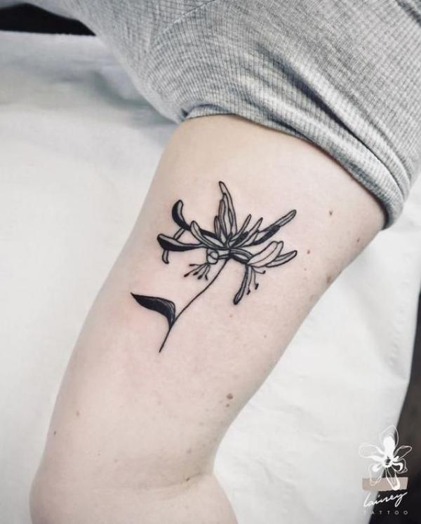 Honeysuckle Tattoos: Symbolism and Design Inspiration