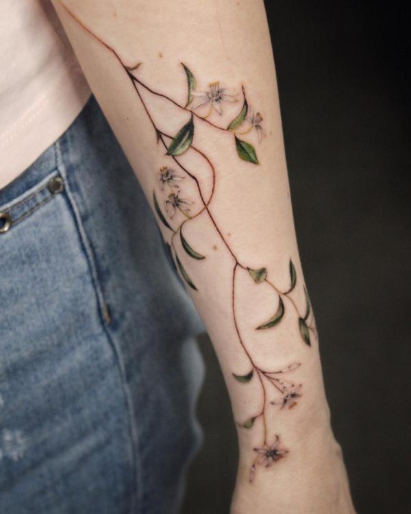 Honeysuckle Tattoos: Symbolism and Design Inspiration