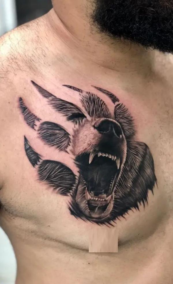 Grizzly Bear Tattoos: Symbolism and Design Ideas