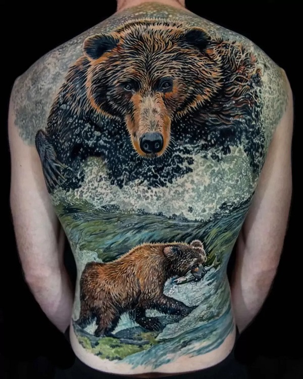 Grizzly Bear Tattoos: Symbolism and Design Ideas