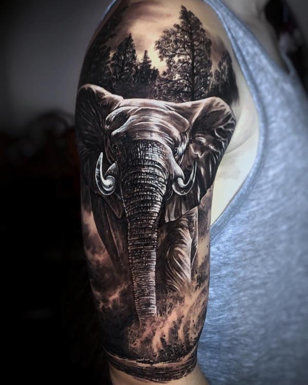 70 Elephant Tattoo Ideas: A Symbol of Strength, Wisdom and Tranquility
