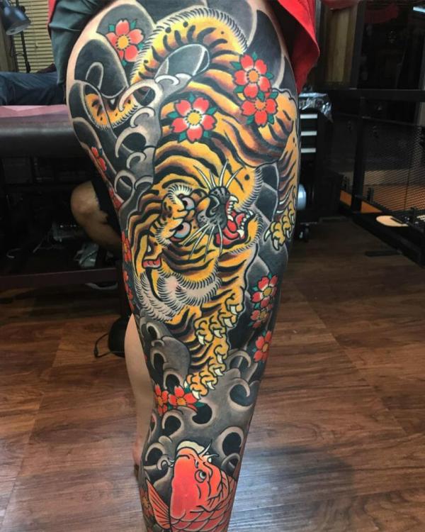 Japanese Tiger Tattoos: A Blend of Beauty and Strength