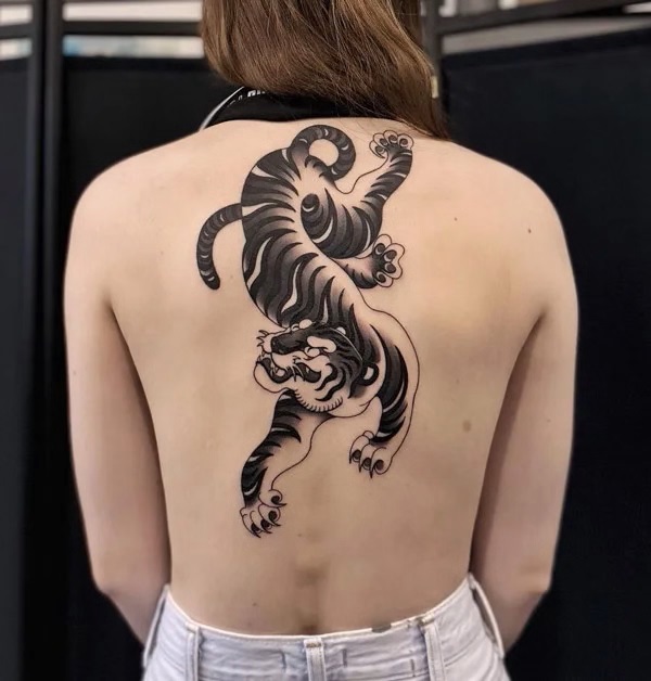 Japanese Tiger Tattoos: A Blend of Beauty and Strength