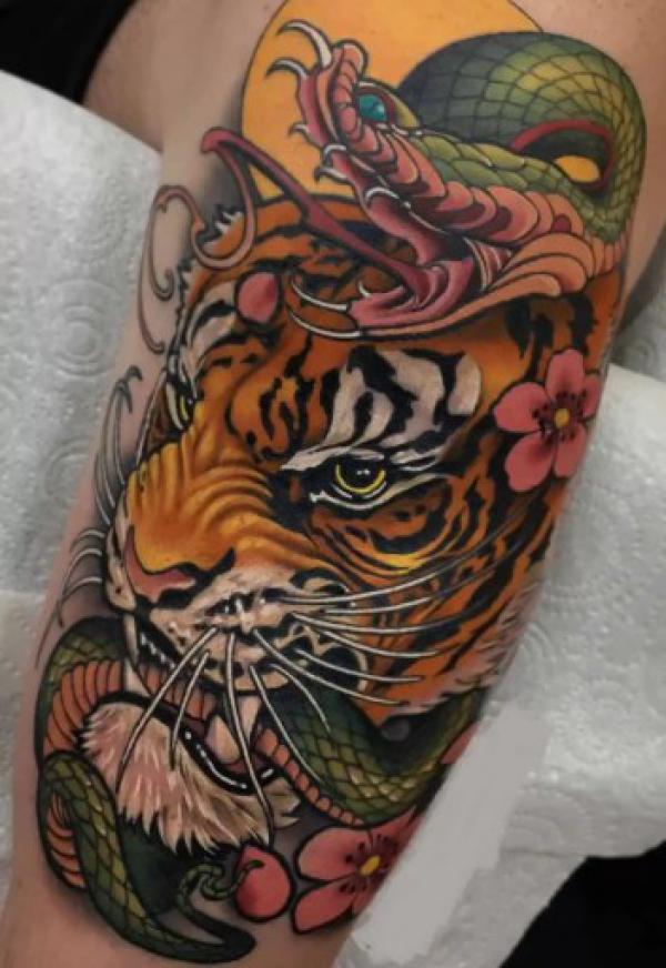 Japanese Tiger Tattoos: A Blend of Beauty and Strength