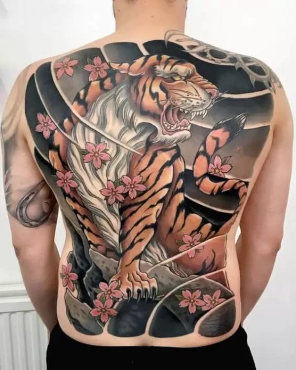 Japanese Tiger Tattoos: A Blend of Beauty and Strength