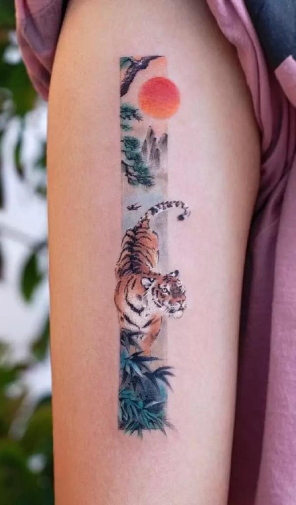 Japanese Tiger Tattoos: A Blend of Beauty and Strength