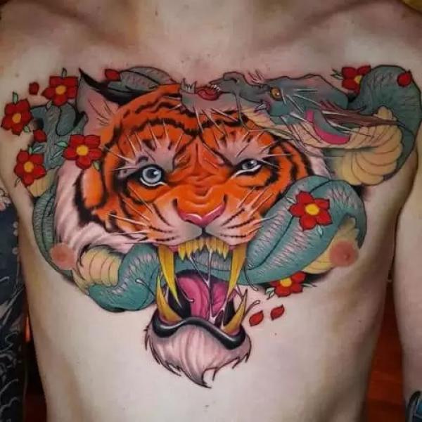 Japanese Tiger Tattoos: A Blend of Beauty and Strength