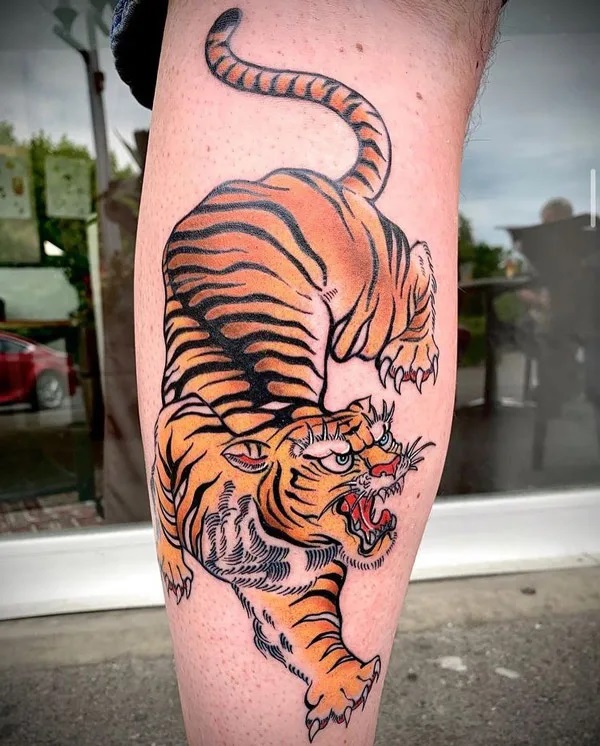 Japanese Tiger Tattoos: A Blend of Beauty and Strength