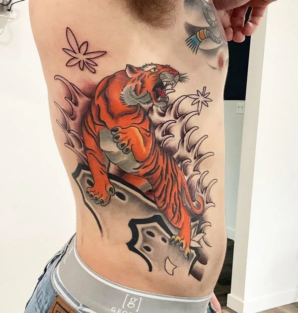 Japanese Tiger Tattoos: A Blend of Beauty and Strength