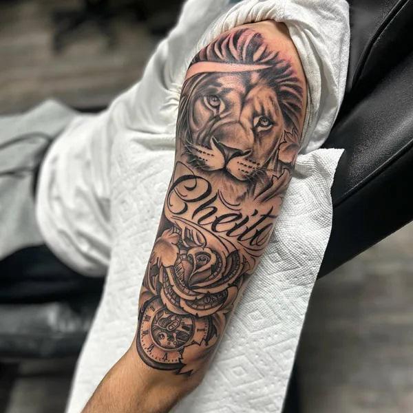30 Striking Money Rose Tattoo Designs