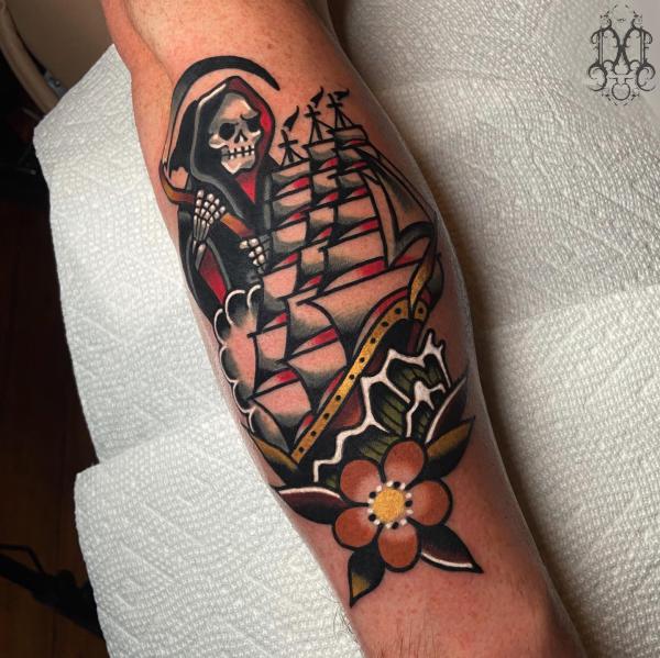 30 Meaningful Grim Reaper Tattoo Designs