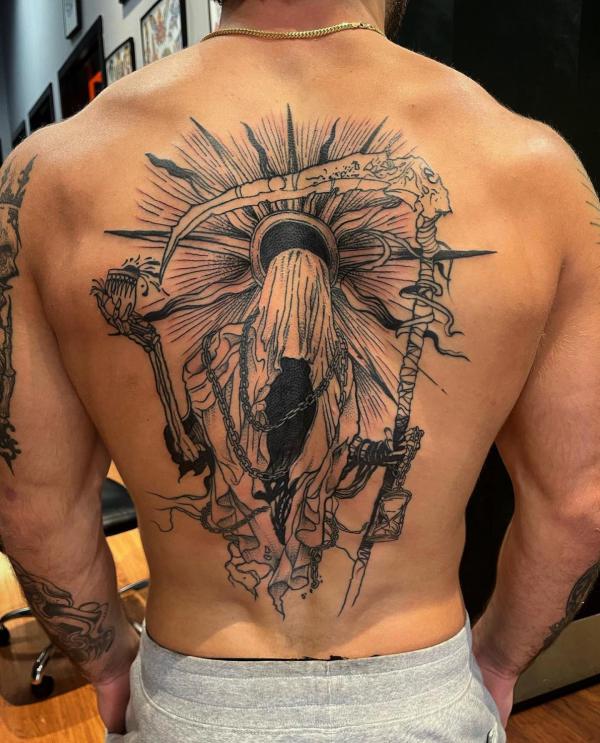 30 Meaningful Grim Reaper Tattoo Designs