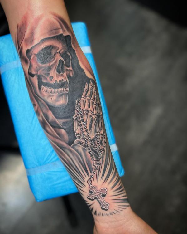 30 Meaningful Grim Reaper Tattoo Designs