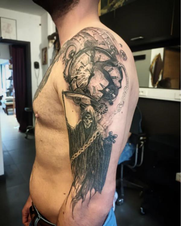 30 Meaningful Grim Reaper Tattoo Designs