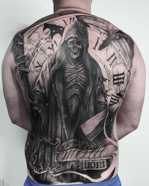 30 Meaningful Grim Reaper Tattoo Designs