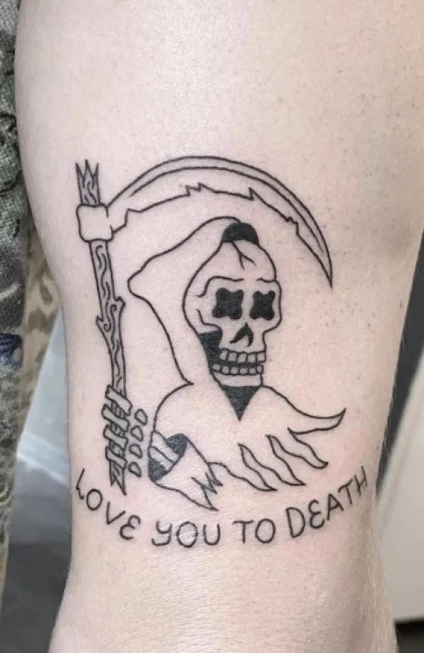 30 Meaningful Grim Reaper Tattoo Designs