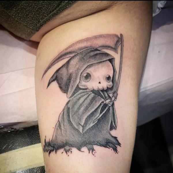 30 Meaningful Grim Reaper Tattoo Designs