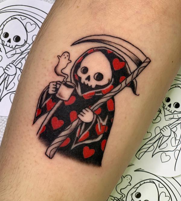 30 Meaningful Grim Reaper Tattoo Designs