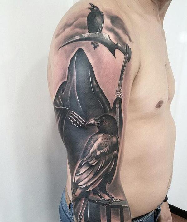 30 Meaningful Grim Reaper Tattoo Designs