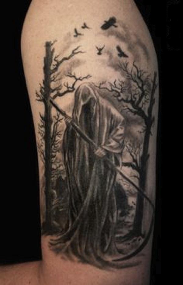 30 Meaningful Grim Reaper Tattoo Designs