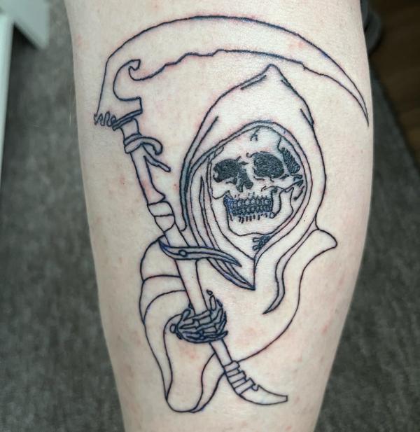 30 Meaningful Grim Reaper Tattoo Designs