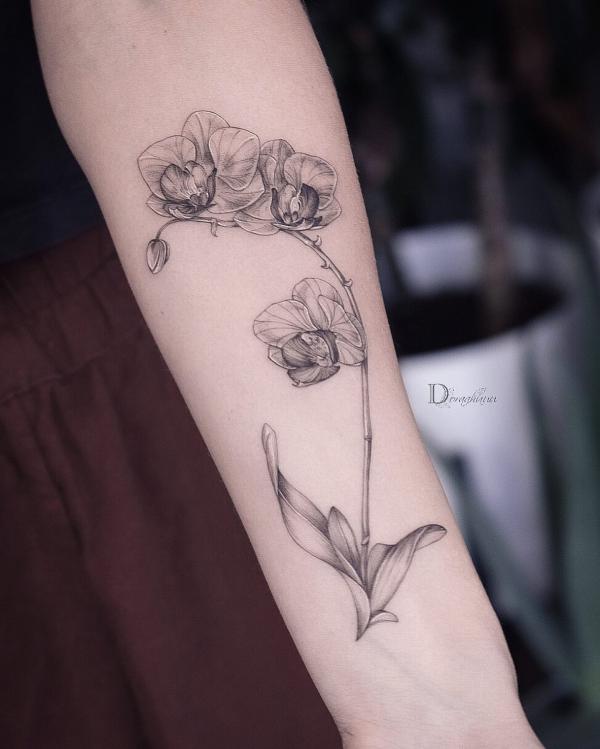 Orchid Tattoos: Symbolism, Styles and Design Ideas