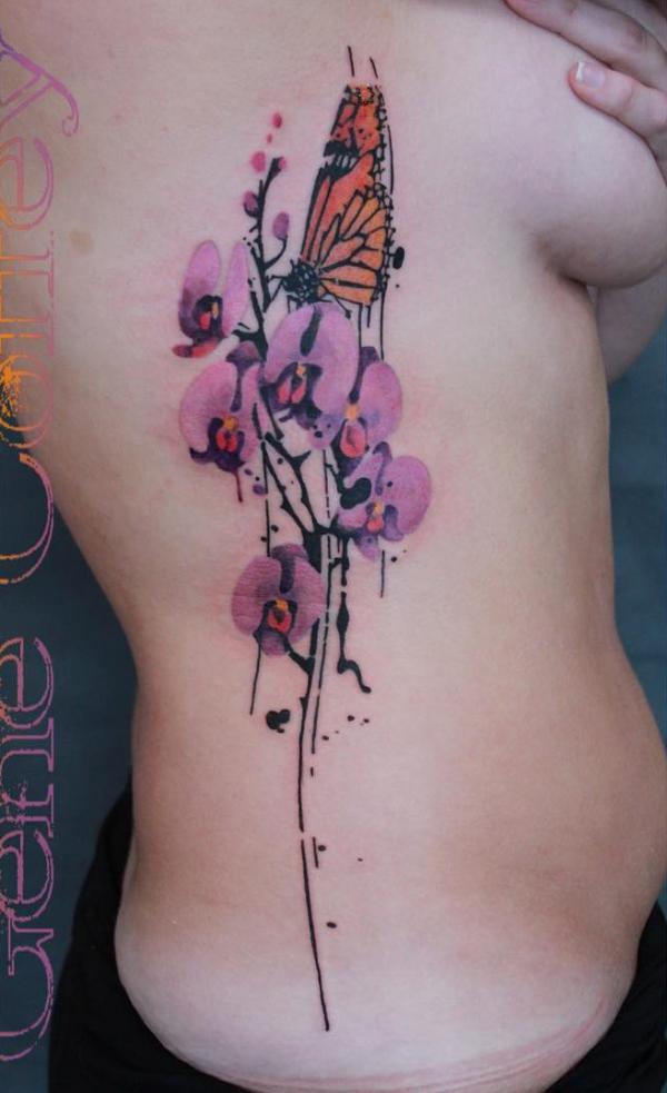 Orchid Tattoos: Symbolism, Styles and Design Ideas