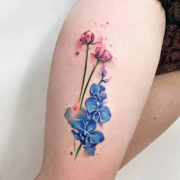 Orchid Tattoos: Symbolism, Styles and Design Ideas