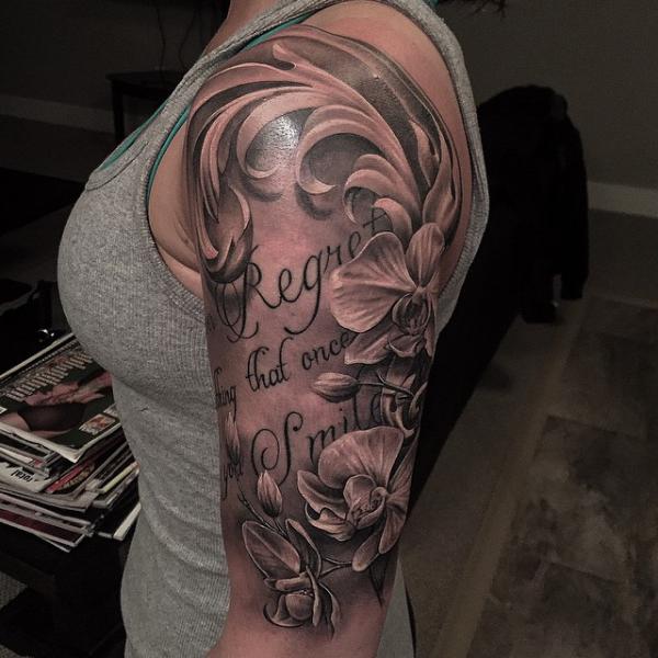 Orchid Tattoos: Symbolism, Styles and Design Ideas
