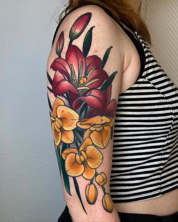 Orchid Tattoos: Symbolism, Styles and Design Ideas