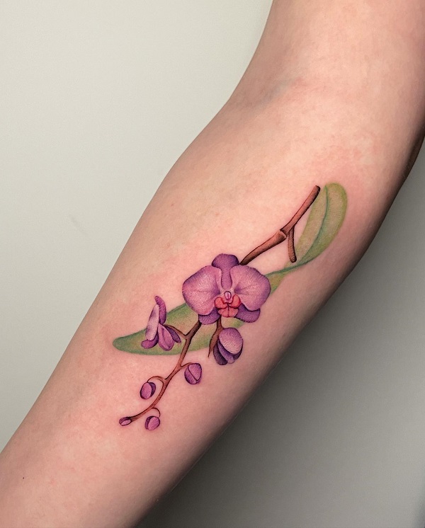 Orchid Tattoos: Symbolism, Styles and Design Ideas